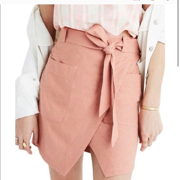 Madewell Dresses & Skirts - Madewell portside faux wrap skirt